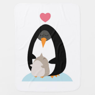 Penguin Mother and Baby blanket