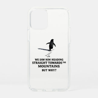 penguin mountain  speck iPhone 12 mini case