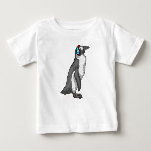 Penguin Music Headphone Baby T-Shirt