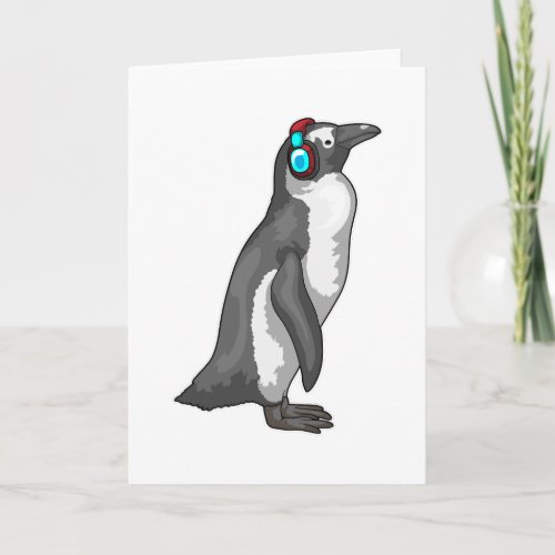 Penguin Music Headphone Card