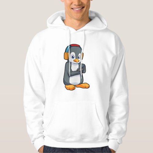 Penguin Music Headphone Hoodie