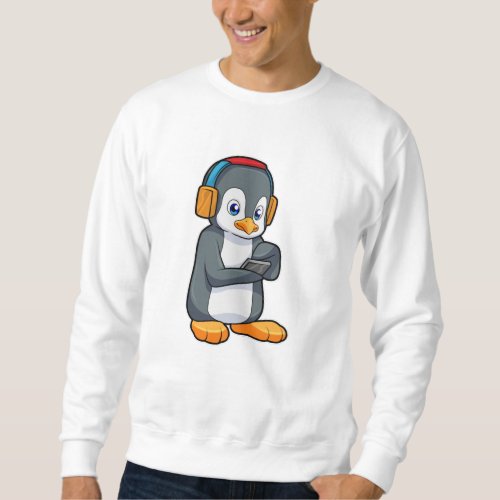 Penguin Music Headphone Sweatshirt