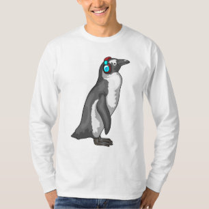 Penguin Music Headphone T-Shirt
