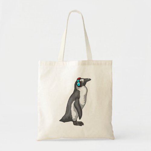 Penguin Music Headphone Tote Bag