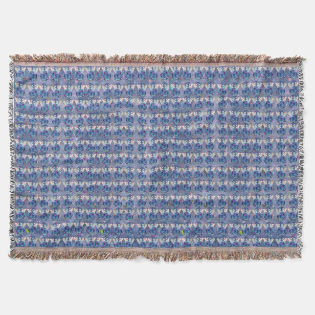 Penguin named Button Throw Blanket (Front)