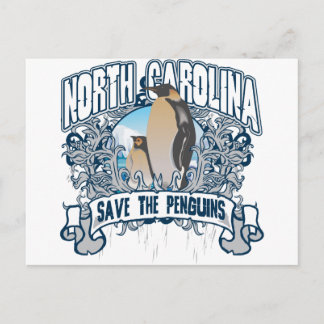 Penguin North Carolina Postcard