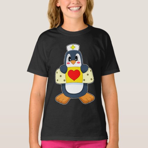 Penguin Nurse Plaster T_Shirt