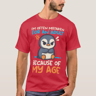 Penguin often mistaken for an adult because of my T-Shirt