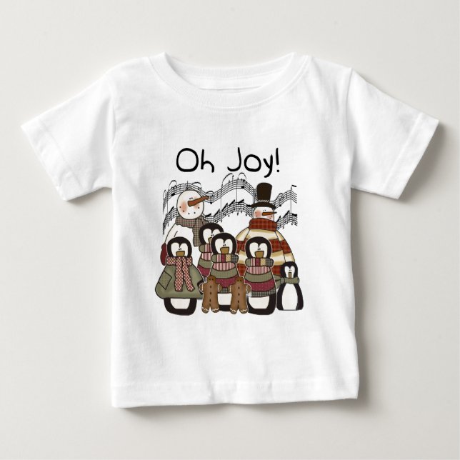 Penguin Oh Joy Christmas Tshirts and Gifts (Front)