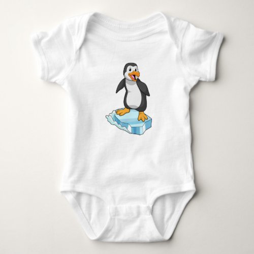 Penguin on Ice floe Baby Bodysuit