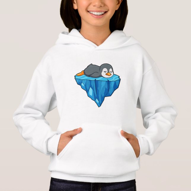 Penguin on Ice floe Hoodie (Front)