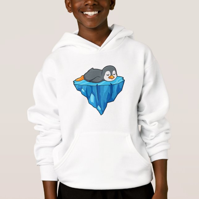 Penguin on Ice floe Hoodie (Front)