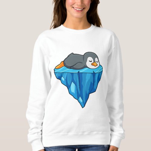 Penguin on Ice floe Sweatshirt