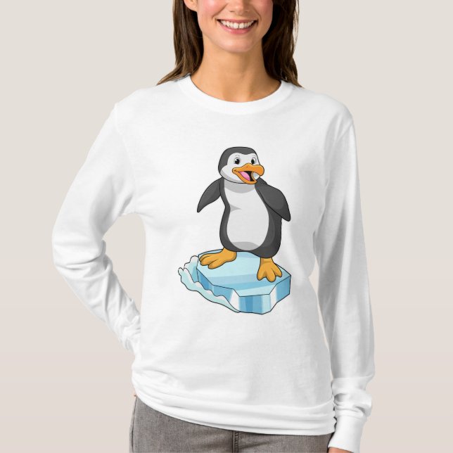 Penguin on Ice floe T-Shirt (Front)