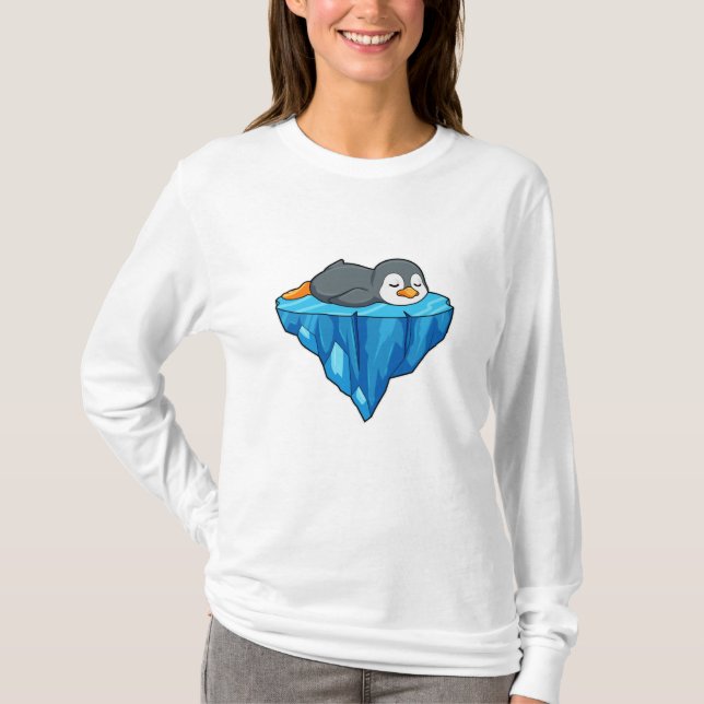 Penguin on Ice floe T-Shirt (Front)
