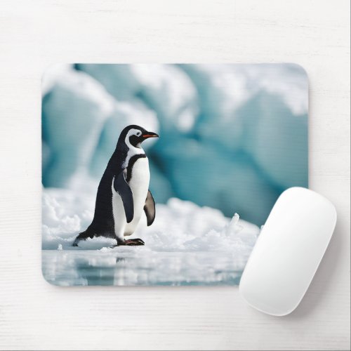 Penguin On Iceberg Mouse Pad