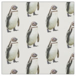Penguin on White Fabric