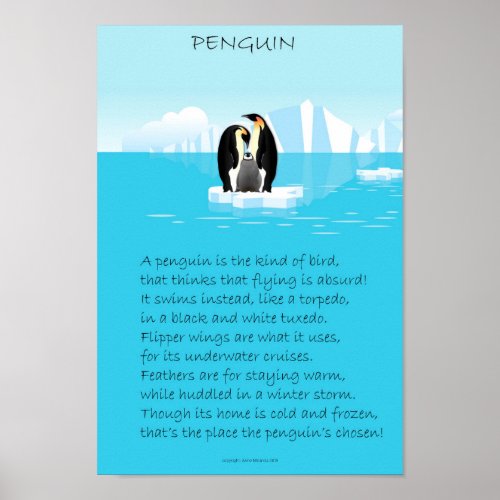Penguin Original Poem Poster