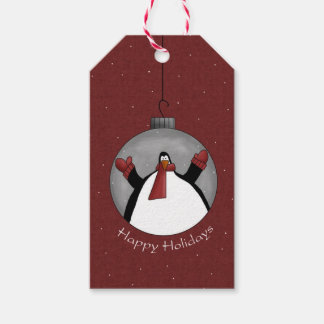 Penguin Ornament Gift Tag