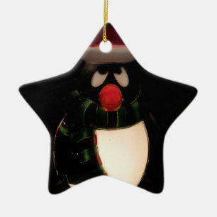 Penguin Ornaments - Black Reverse