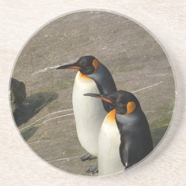 Penguin Pair Coasters (Front)