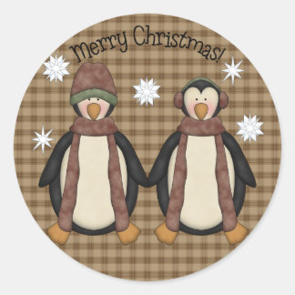Penguin Pals Christmas Sticker