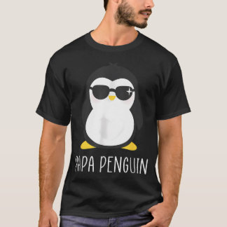Penguin Papa - Father's Funny Cute T-Shirt