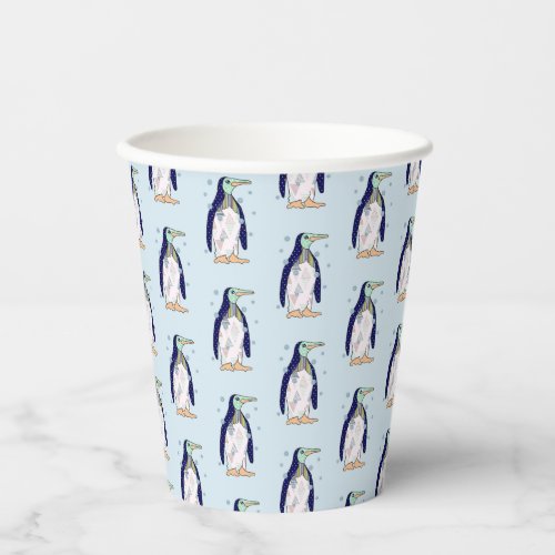 penguin paper cups