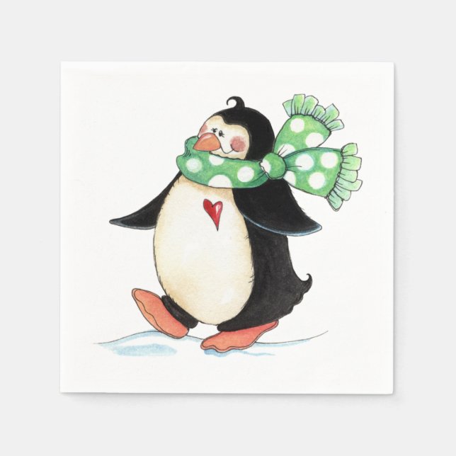Penguin Paper Napkins (Front)