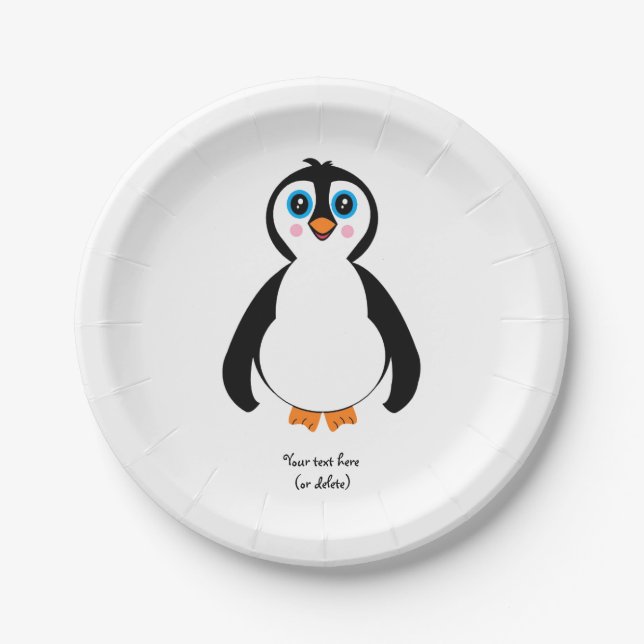 Penguin Paper plate (Front)