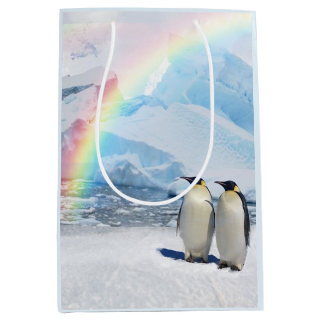 Penguin Paradise Medium Gift Bag (Front)