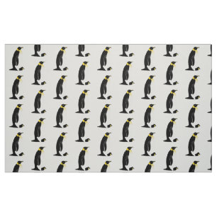 Penguin parent with his baby fabric
