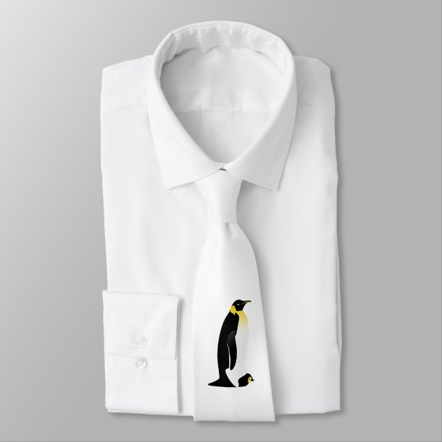 Penguin parent with his baby tie (Tied)