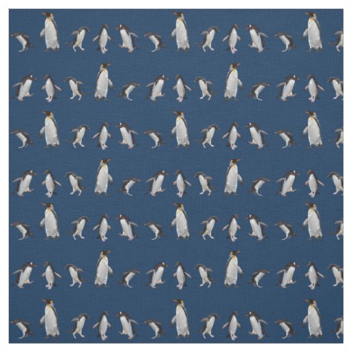 Penguin Party Fabric (Navy)