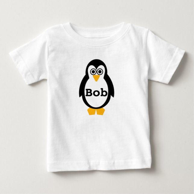 Penguin Party Gerber Vest Baby T-Shirt (Front)