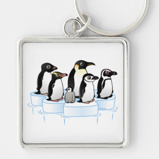 Penguin Party Keychain
