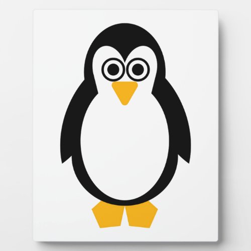 Penguin Party Plaque with Easel