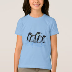 Penguin Party Girls' American Apparel Fine Jersey T-Shirt