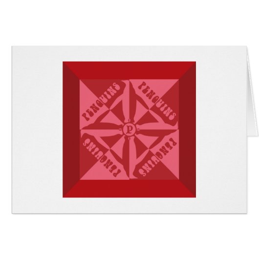 Penguin Pattern Cards (Front Horizontal)