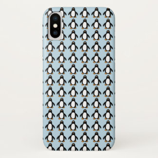 Penguin Pattern iPhone X Case