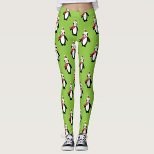 Penguin Pattern Leggings