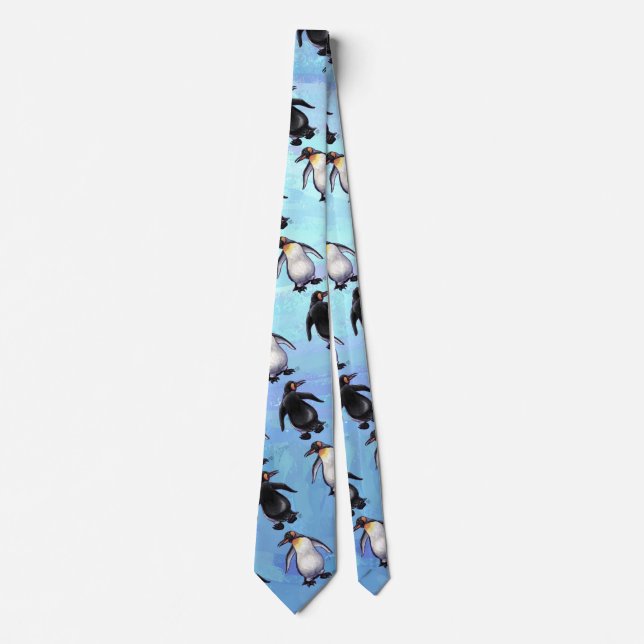 Penguin Patterns Neck Tie (Front)