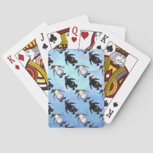 Penguin Patterns Poker Cards