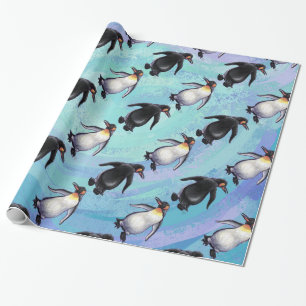 Penguin Patterns Wrapping Paper