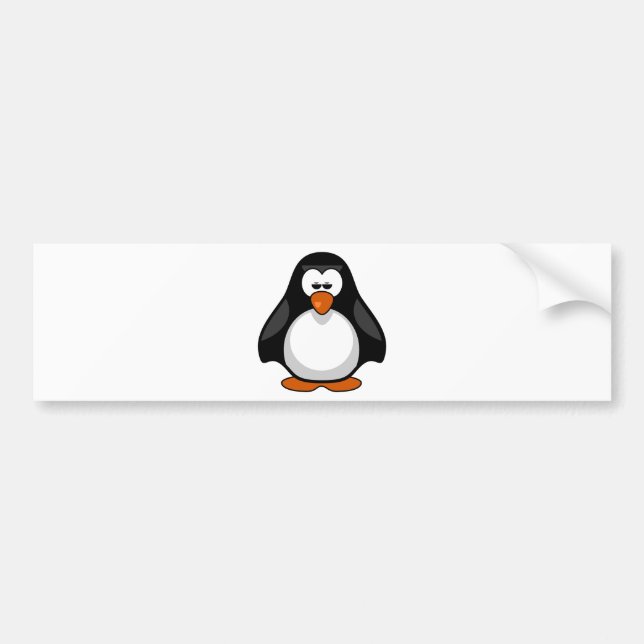 penguin - penguin bumper sticker (Front)
