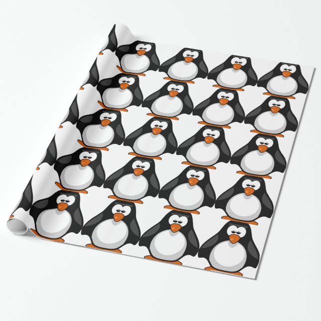 penguin - penguin wrapping paper (Unrolled)
