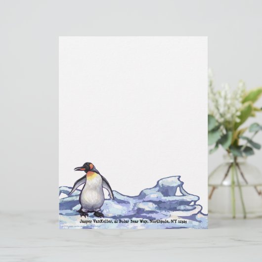 Penguin Personal Letterhead (Standing Front)