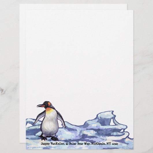 Penguin Personal Letterhead (Front/Back)