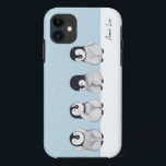 Penguin Personalized iPhone 11 Case<br><div class="desc">Cute penguin art on an iPhone 11 case.</div>