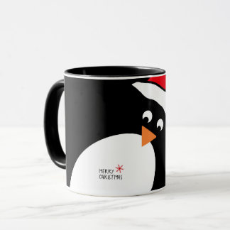 Penguin Personalized Christmas Mug